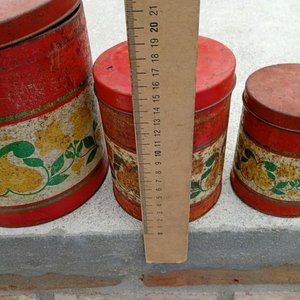 Juego de 4 Tarros de Cocina Vintage con Diseño de Frutas - imagen 3