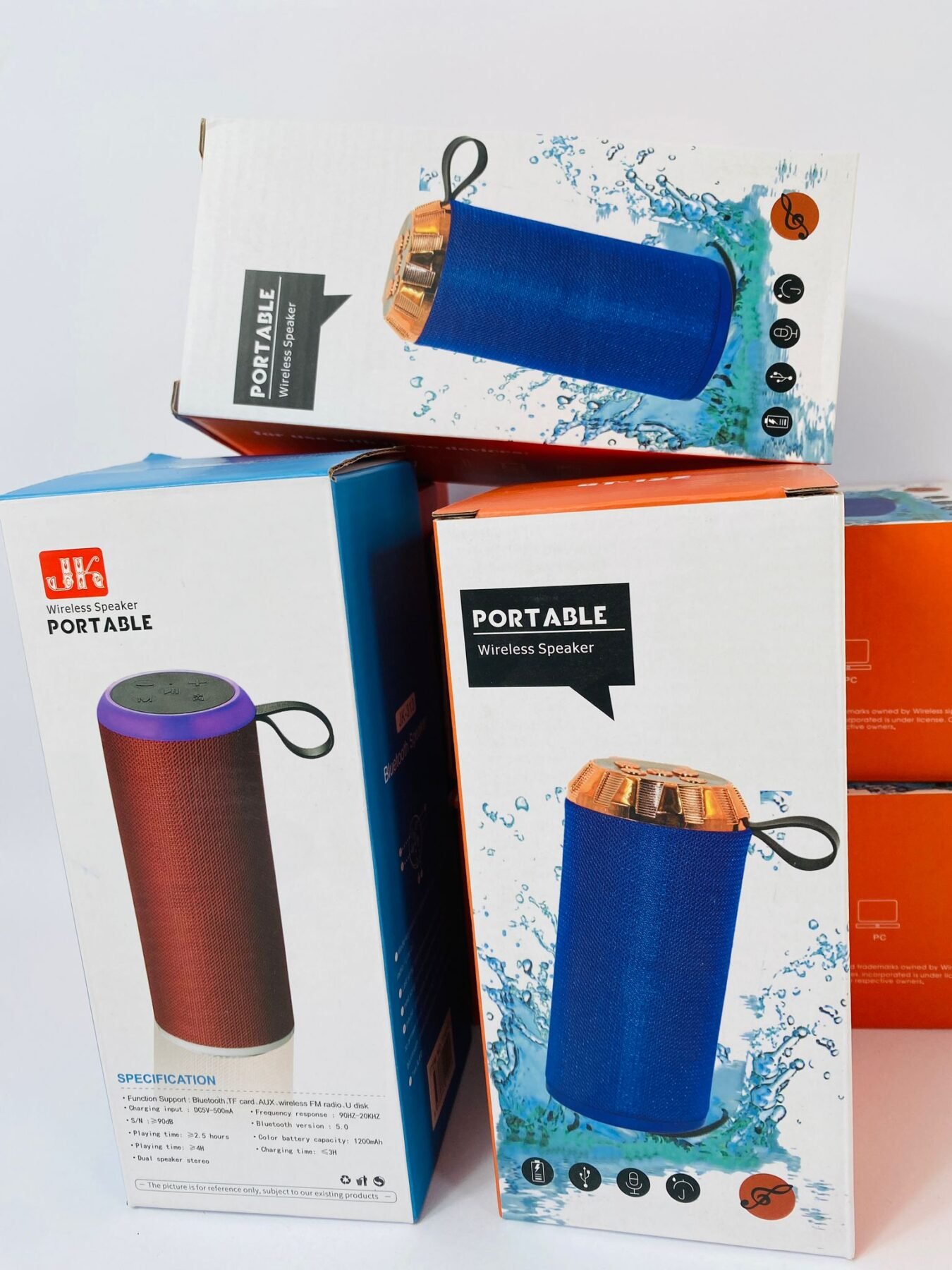 Item lote-x6-parlantes-bluetooth-marca-portable-2 - Image 0