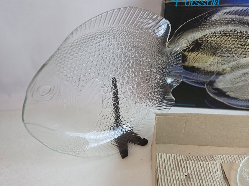 Bandeja y platos arcoroc para pescado en caja original - imagen 4