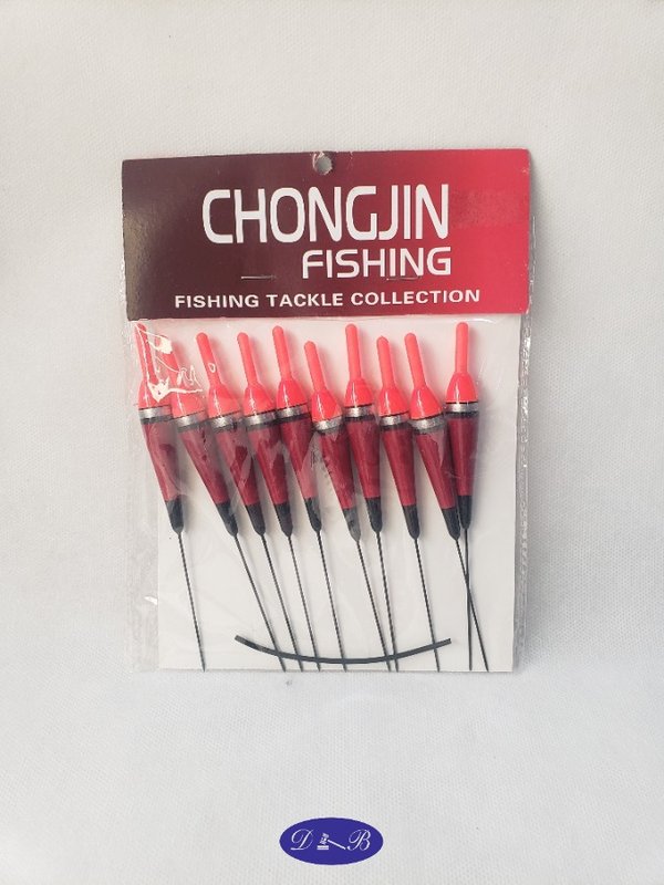 Set de 10 Boyas para Pesca Chongjin Fishing