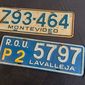 Antiguas Matrículas de Vehículos de Montevideo y Lavalleja - imagen 2