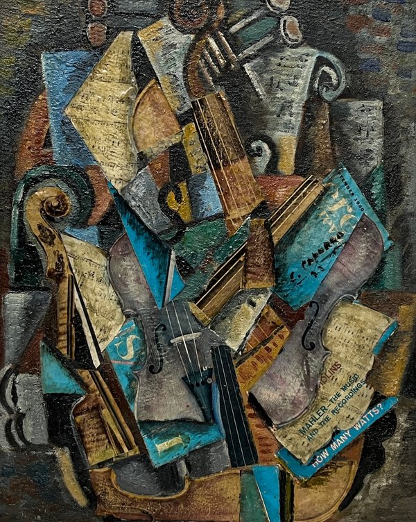 Obra de Sara Capurro "Música" - Técnica Mixta y Collage - imagen 1
