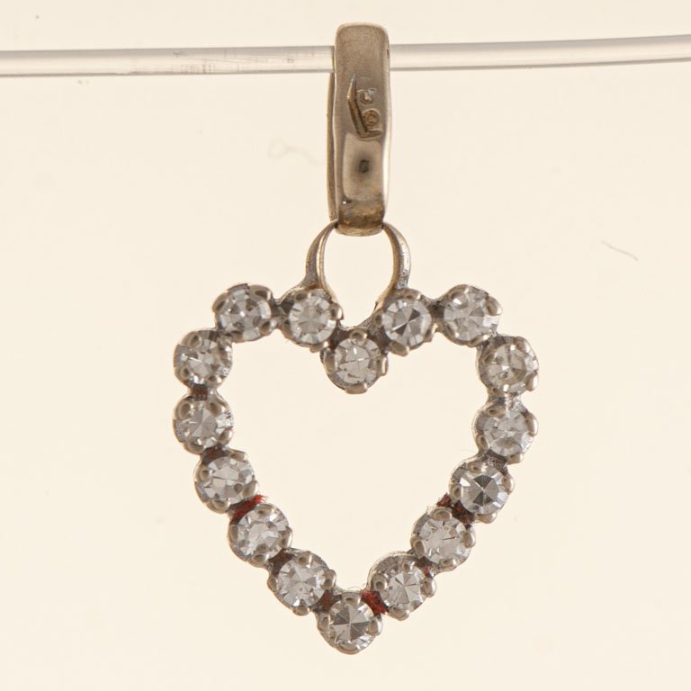 Colgante oro 18k corazón