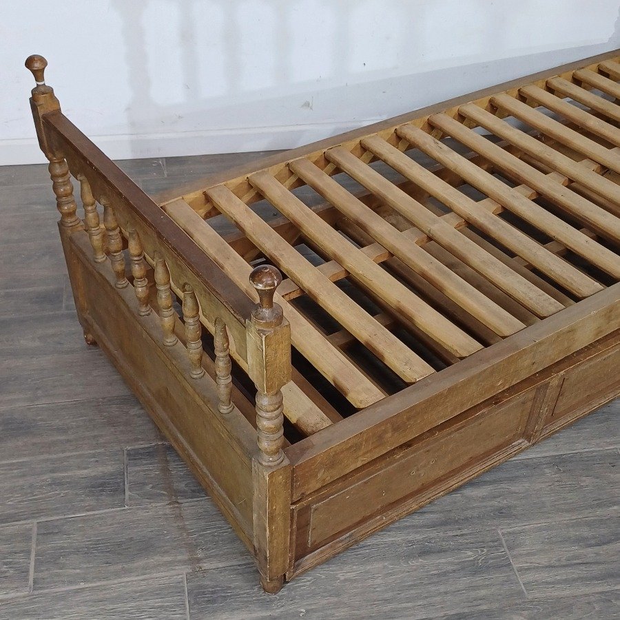 Cama marinera de estilo en pino para dormitorio - imagen 7