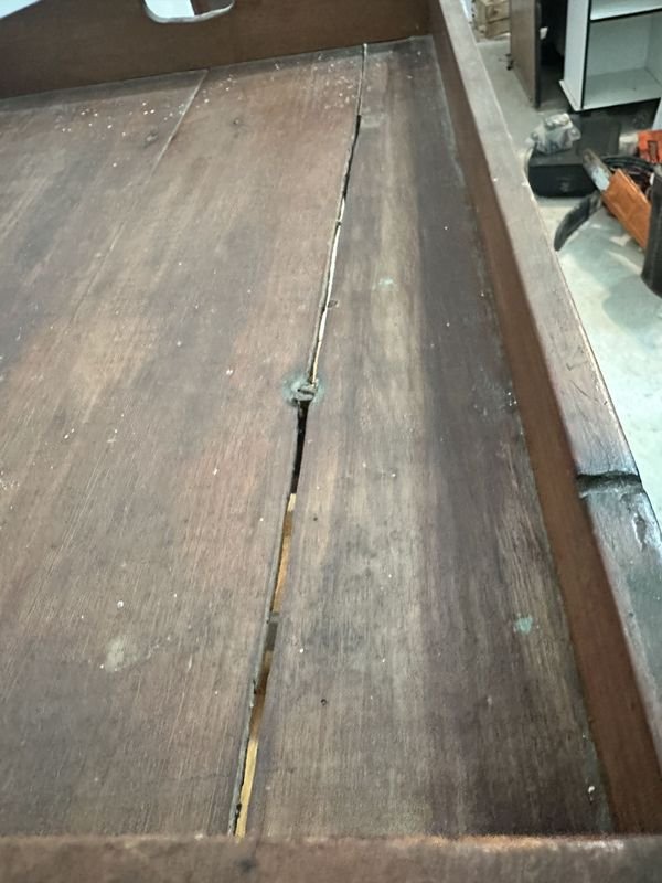 Mesa Auxiliar De Madera - Tabla de madera antigua con diseño clásico - imagen 14