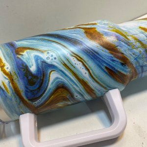 Vaso Térmico Marmolado 1.2L con Manija y Sorbete - imagen 3