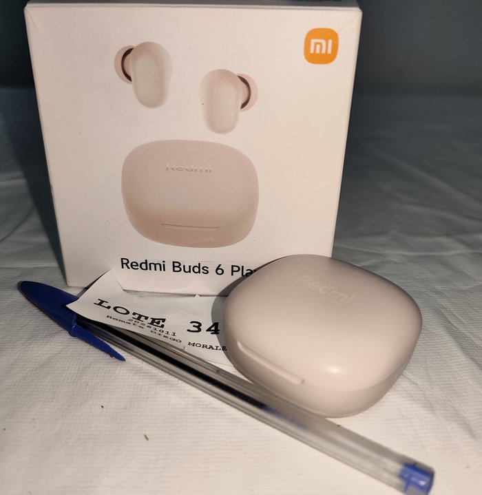 Auriculares Xiaomi Redmi Buds 6 Play Rosados Recargables Bluetooth
