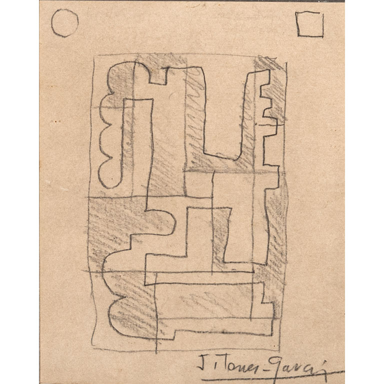 Lote anterior: Joaquín Torres García. Constructivo: Dibujo Geométrico en Papel
