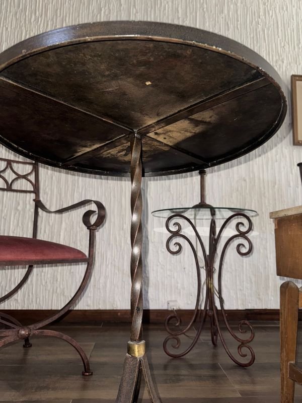 Mesa tipo cervecera en hierro para decorar tu hogar - imagen 3