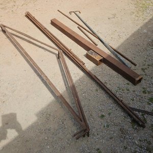 Estructura de caño completa para toldo y lote de caños - imagen 3