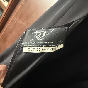 Pantalón de Vestir Negro Talle 44 Corte Recto - imagen 2
