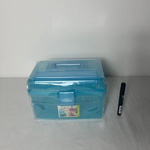 Botiquín Organizador Plástico Azul con Reparticiones - imagen 4