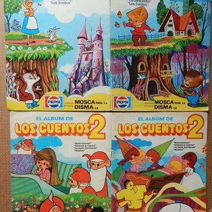 Lote siguiente: Dos Álbumes de Figuritas "El Álbum de los Cuentos" y "El Álbum de los Cuentos 2" Mosca Hnos.