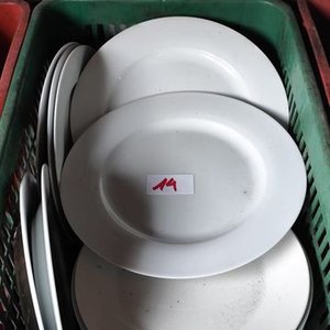 Lote siguiente: Lote de Platos de Loza Blancos