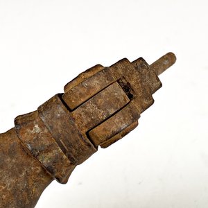 Mano Llamador Antigua de Hierro Fundido - imagen 3