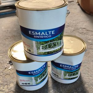 Conjunto de 3 Latas de Esmalte Sintético Blanco 900 ml - imagen 1