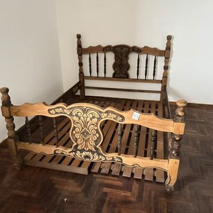 Cama de 2 Plazas Estilo Provenzal Desarmable - imagen 3