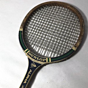 Dos Raquetas Vintage de Squash y Tenis Dunlop y ABC Sports - imagen 4