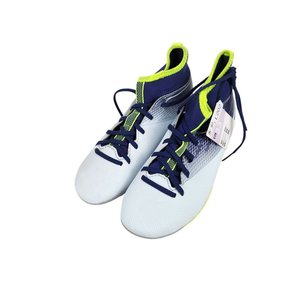 Botines de Fútbol para Niño Talle 33 - Gris y Azul - imagen 2