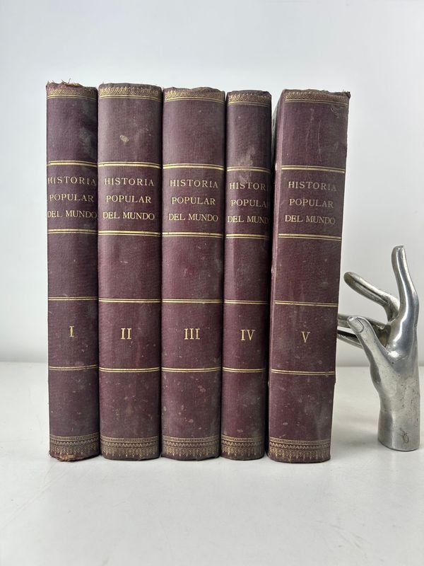 Lote anterior: Historia Popular del Mundo en 5 Tomos por C. Kraver