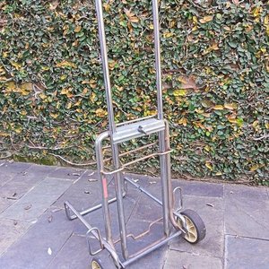 Bolso de Viaje Verde con Carro Plegable y Ruedas - imagen 4