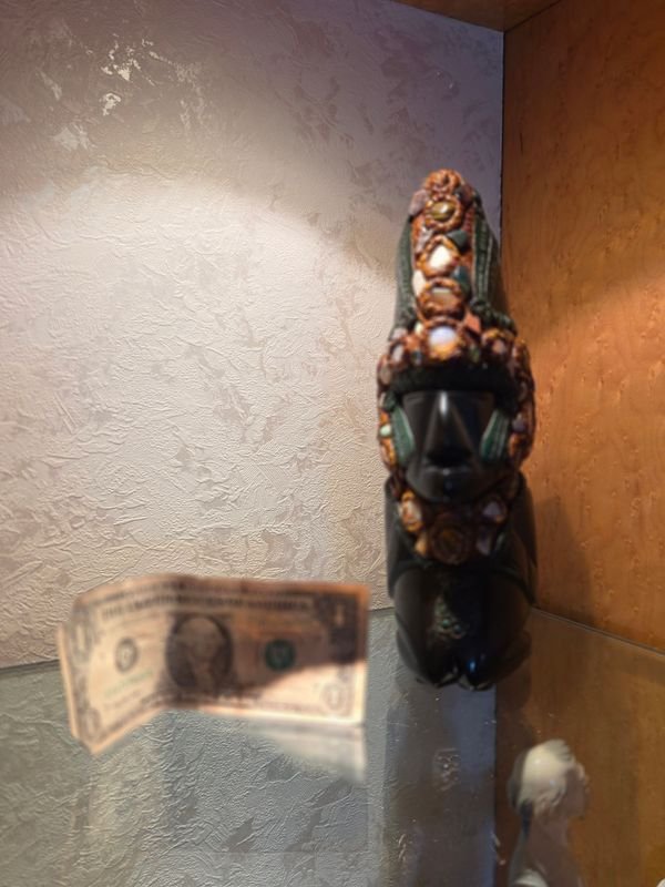 Figura mexicana en obsidiana con apliques - imagen 3