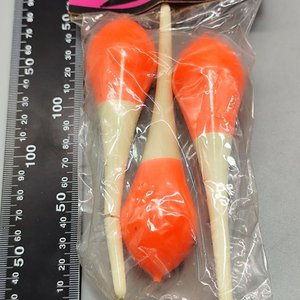 Juego de 3 Boyas de Pesca Vaivén Naranja y Blanco - imagen 5
