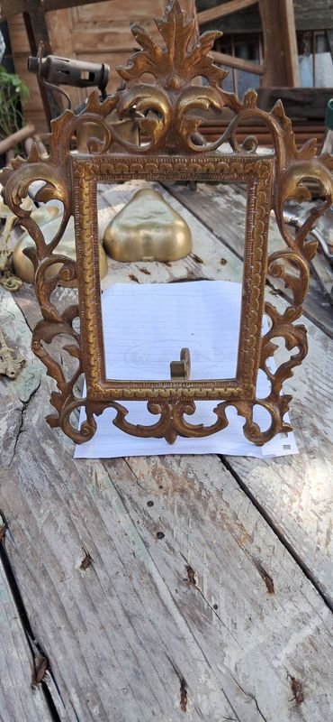 Portarretrato en bronce macizo - imagen 1