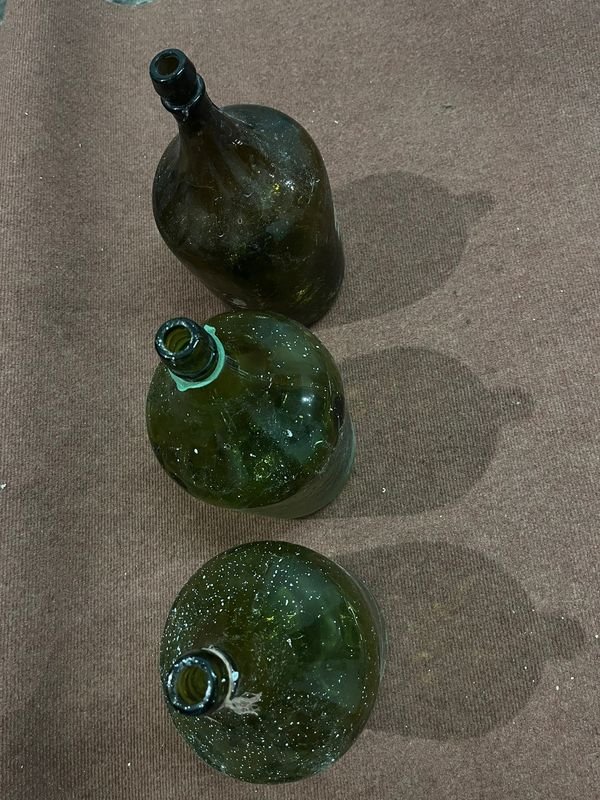 Botellas antiguas de vidrio para decoración - imagen 4