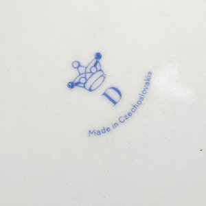 Tres piezas de servir te y cafe, porcelana checa - imagen 6