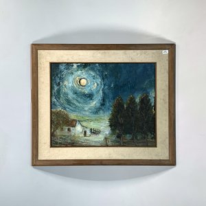 Lote siguiente: Cuadro al óleo "Paisaje Nocturno" firmado Olga Bacigalupo