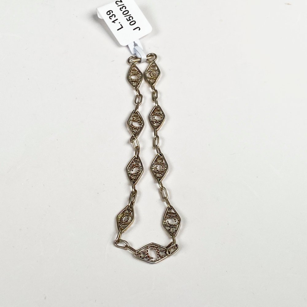 Pulsera filigrana de plata y brazalete peruano - imagen 3