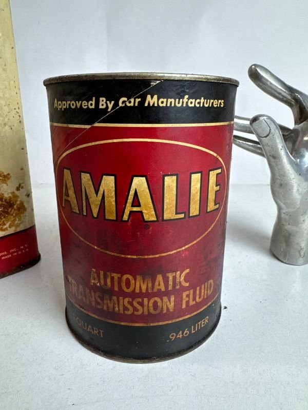 Antiguas latas de aceite con su contenido - imagen 14