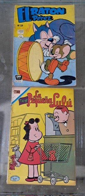Revistas El Ratón Pérez y La Pequeña Lulú - Años 1955 y 1970