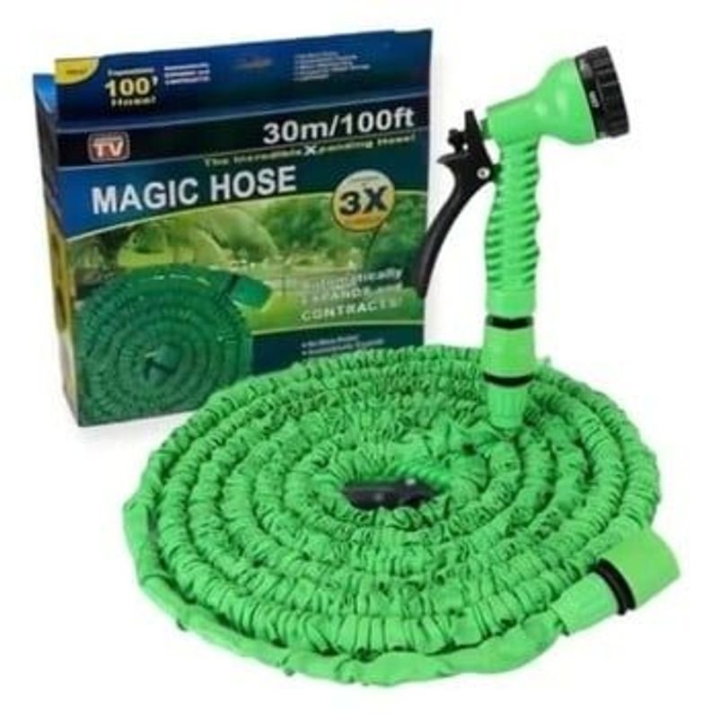 Manguera flexible rectractil expandible para jardín