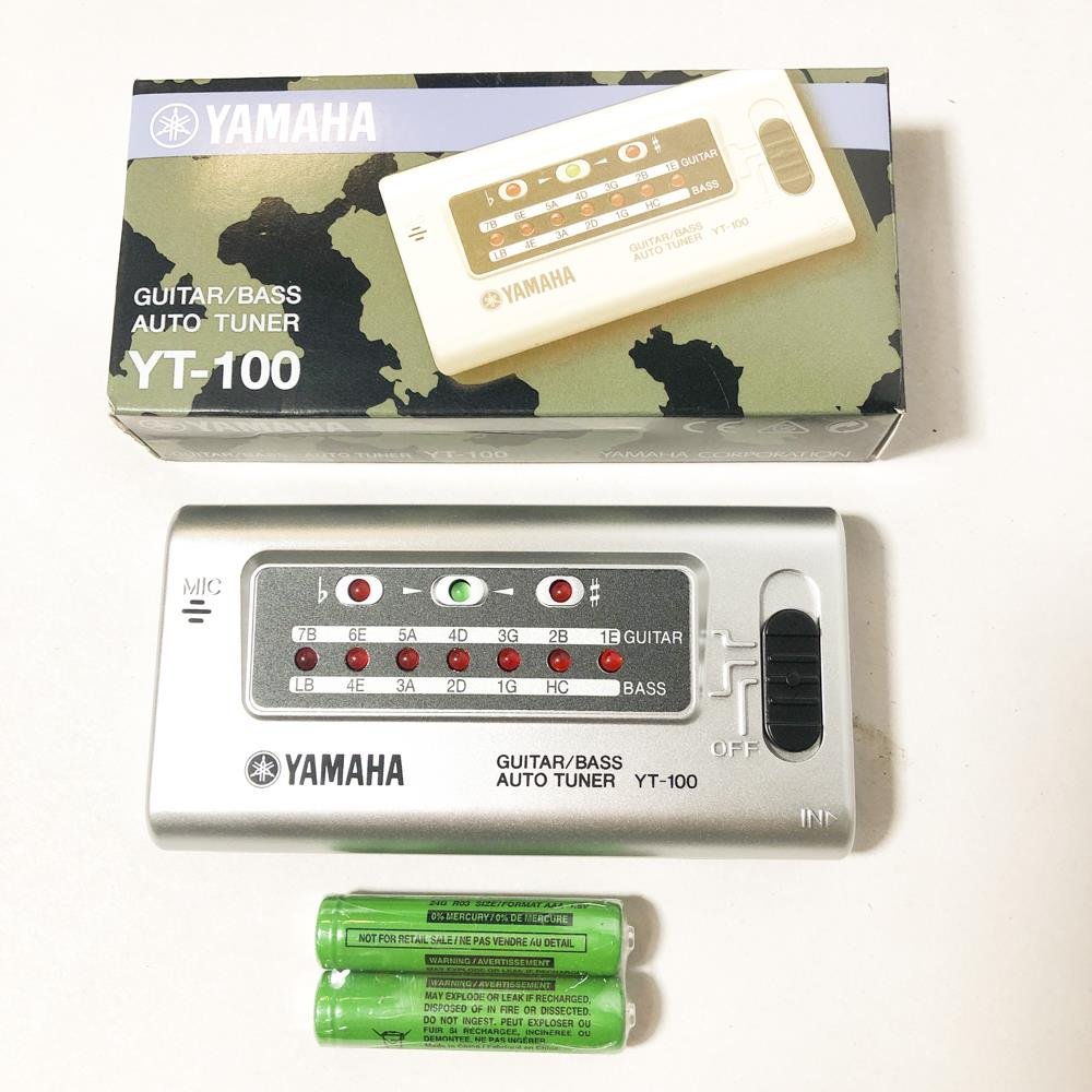 Afinador Yamaha YT-100 para Guitarra y Bajo