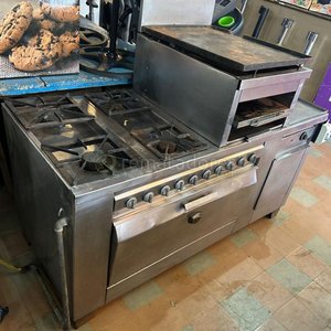 Cocina Industrial Acero Inoxidable con Plancha y Horno - imagen 3