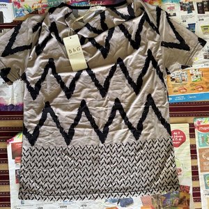 Blusa Nueva Talle M/L con Diseño Zigzag - imagen 5