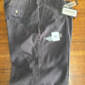 Pantalón de Gabardina Talle 54 Color Gris Oscuro - imagen 1