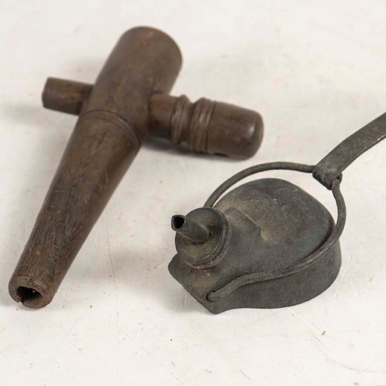 Aceitera de colgar con tapón de barril de madera - imagen 2
