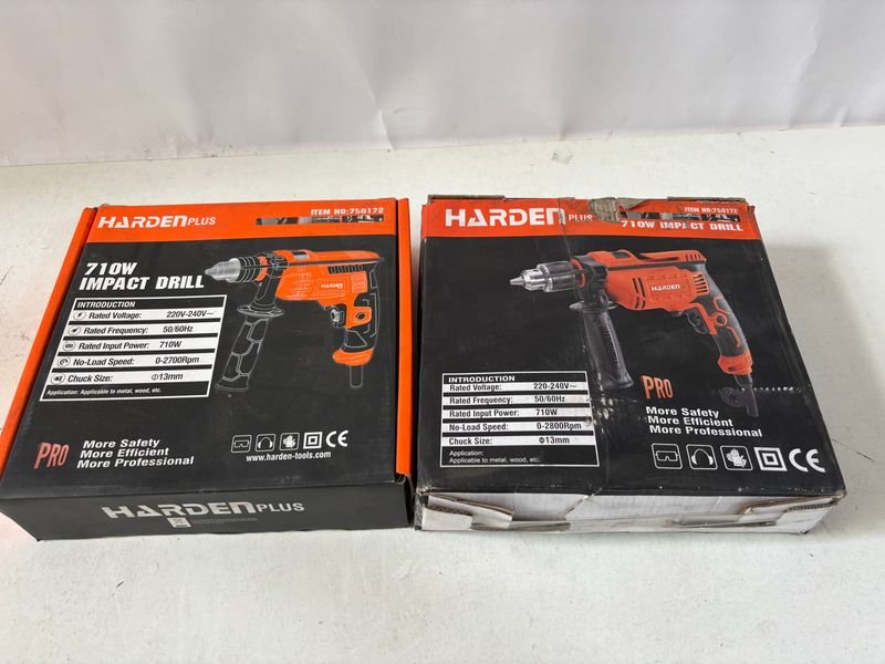 Par de Taladros Harden 710W - Herramientas - imagen 1