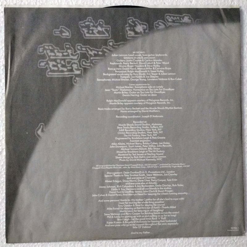 Julian Lennon: Álbum Valotte en LP Importado USA 1984 - imagen 3