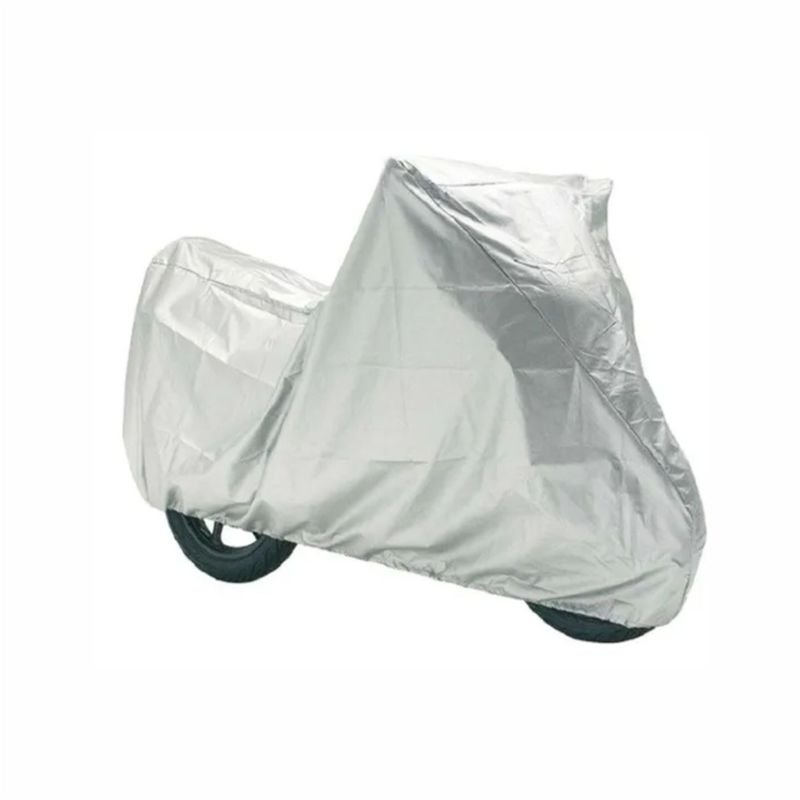 Funda Impermeable para Moto Color Plateado