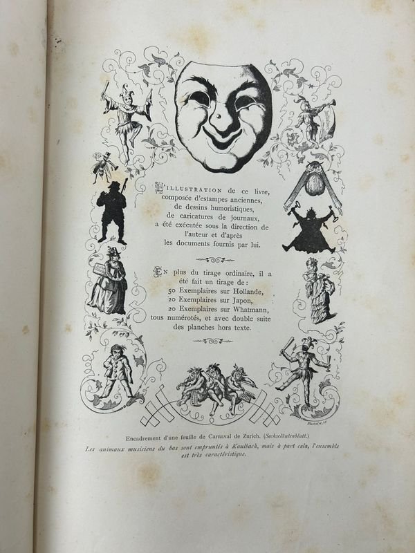 Libro de caricaturas en Alemania 1885 ilustrado edición original - imagen 3
