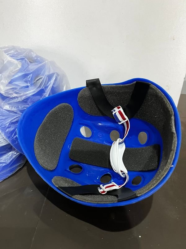Casco Plástico Infantil Azul - imagen 2