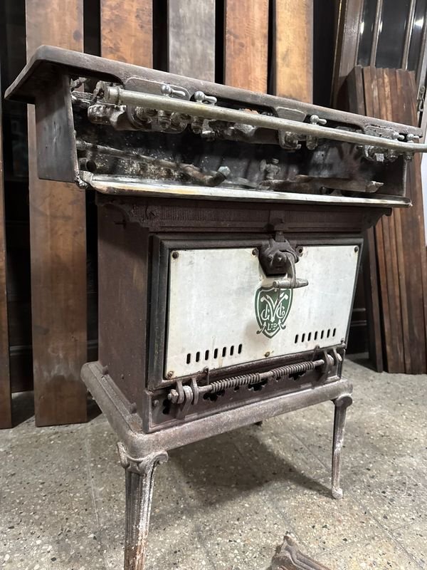 Antigua Cocina en Hierro Fundido y Esmalte para Venta - imagen 6
