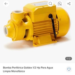 Bomba Periférica Goldex 1/2 Hp Nueva en Caja - imagen 1
