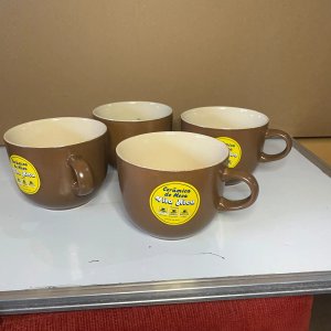 Lote de 4 Tazones de Cerámica Marrón Vila Rica - imagen 2