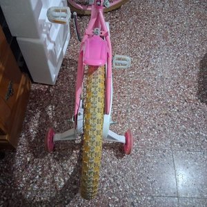 Bicicleta Infantil Rosa y Blanca "Happy Baby" Rodado 20 - imagen 4