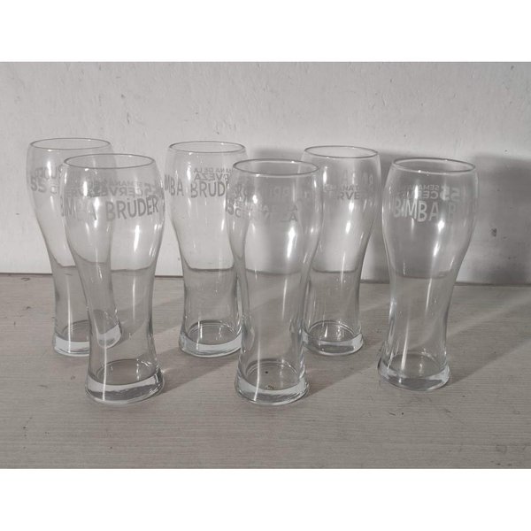Set de 6 Vasos Largos para Cerveza